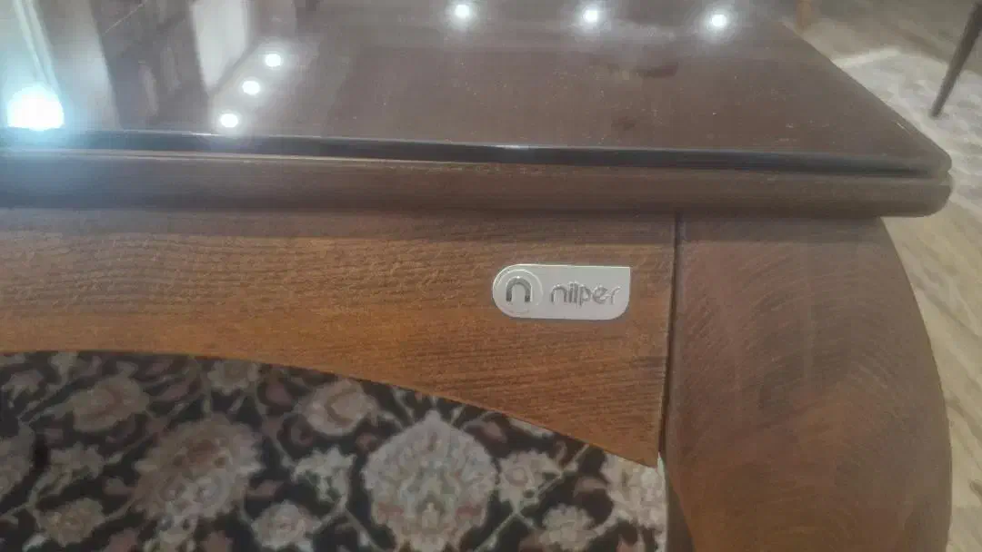 میز ناهارخوری 8 نفره  چوبی برند نیلپر، کاملا نو|میز و صندلی غذاخوری|رشت, منظریه|دیوار