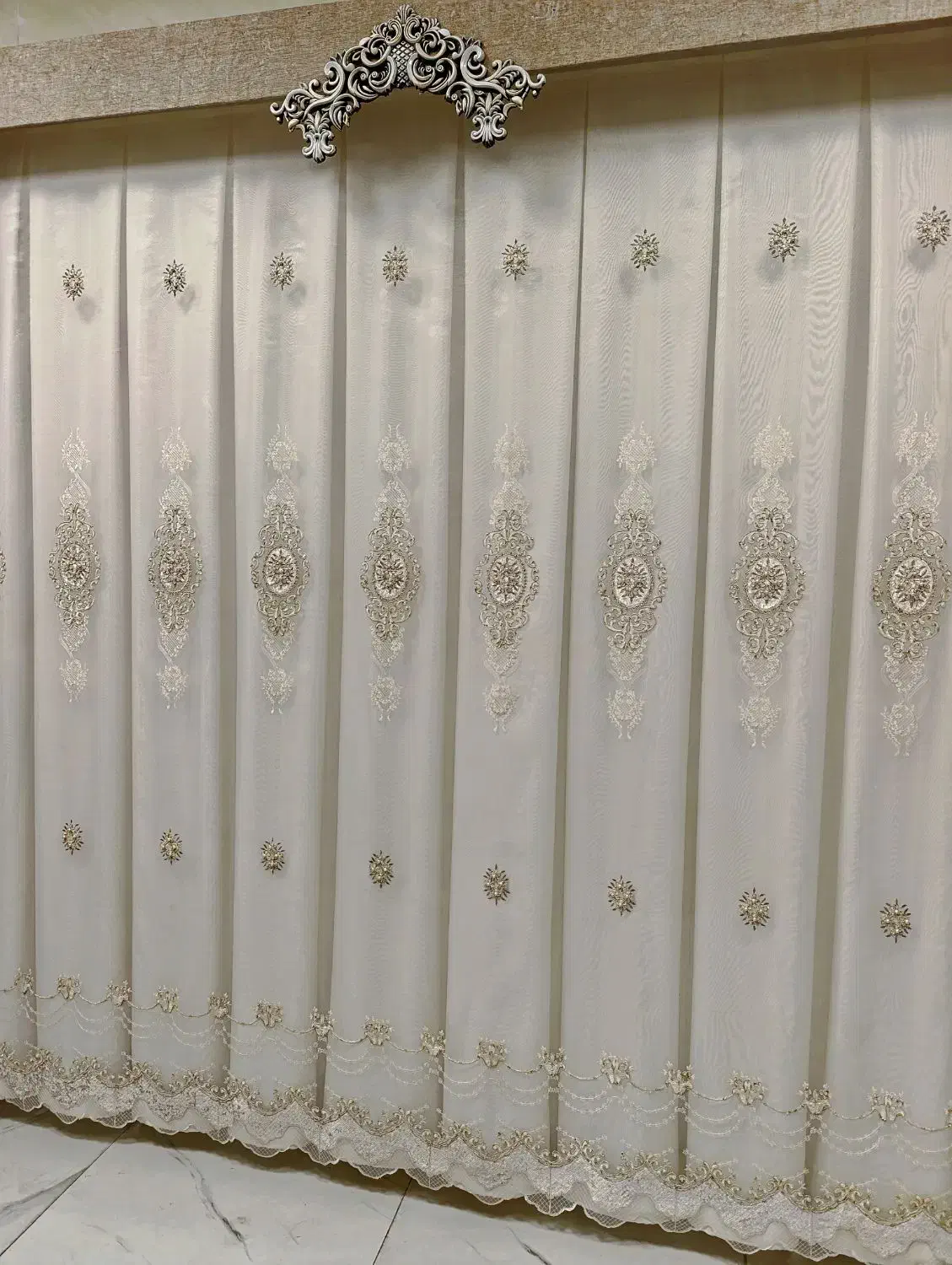 پرده قابی +زیر پرده طرح جدید|پرده، رانر، رومیزی|تبریز, |دیوار