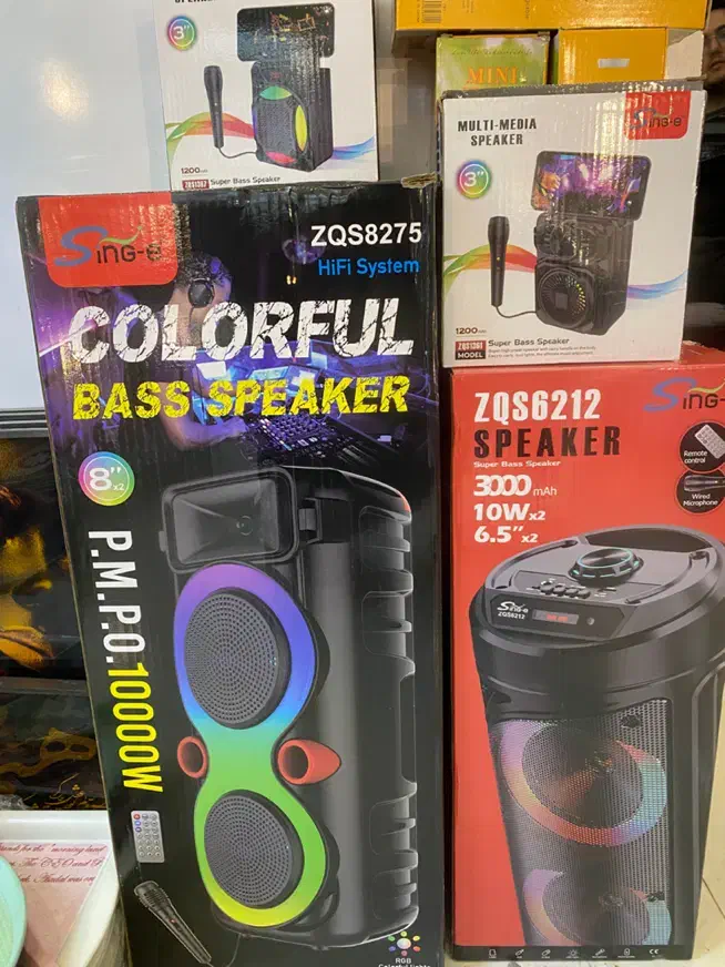 حراج اسپیکر و پارتی باکس های بزرگ|پخشکننده همراه|قم, باجک دو|دیوار