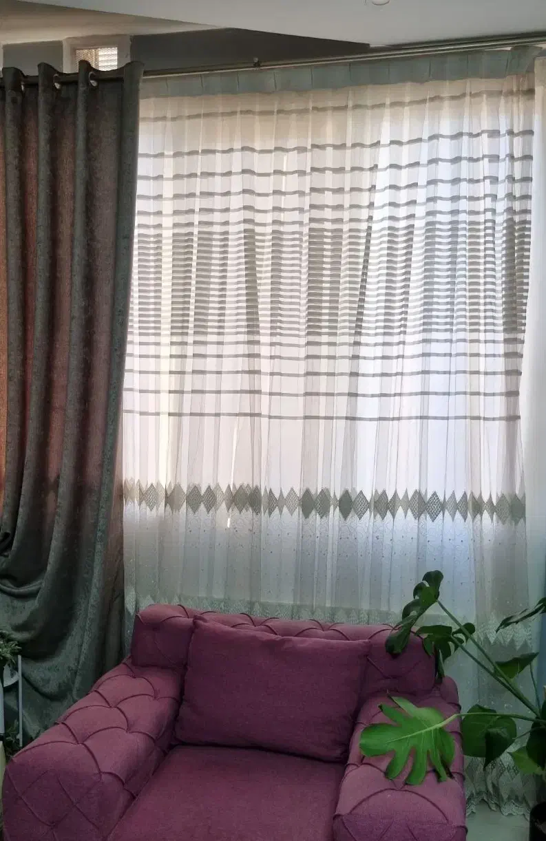 فروش پرده در حد نو|پرده، رانر، رومیزی|شیراز, زرهی|دیوار