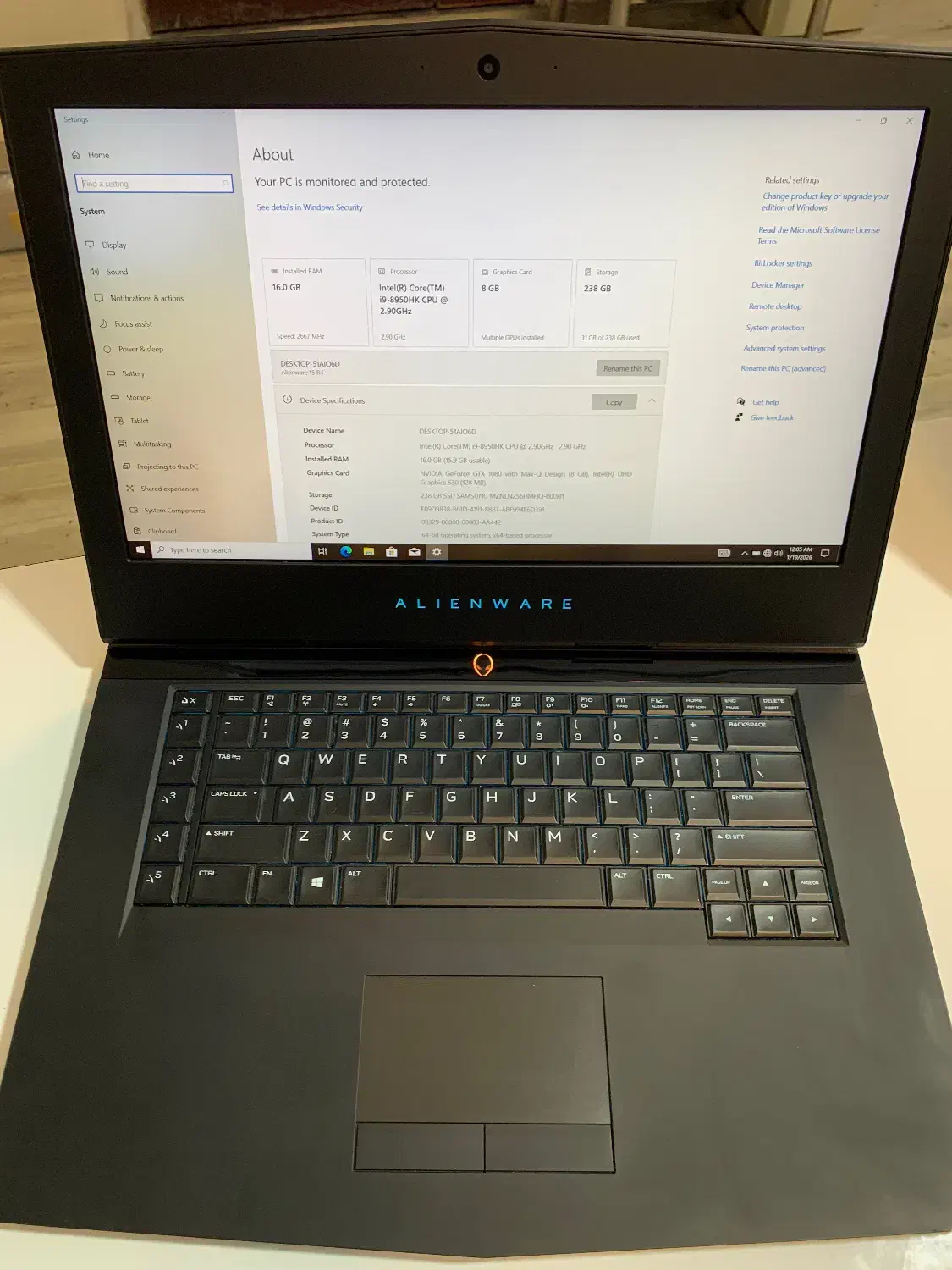 مرجع فروش لپ تاپ های استوک AlienWare 15 R3&R4|رایانه همراه|اندیشه, اندیشه فاز ۳|دیوار