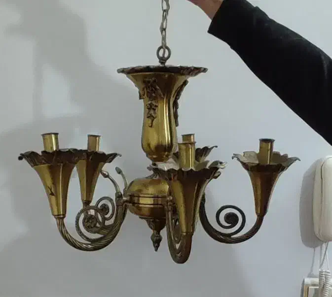 لوستربرنزی|لوستر و چراغ آویز|قرچک, شهرک الحدید|دیوار