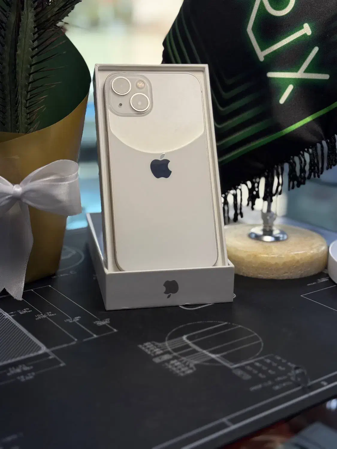 ایفون ۱۳ نرمال سفید ۱۲۸ سری m|موبایل|کرج, گوهردشت|دیوار