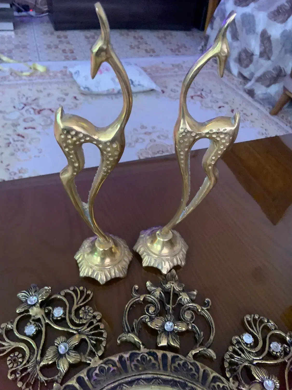 ساعت و دو عدد مجسمه|ساعت دیواری و تزئینی|میاندوآب, |دیوار