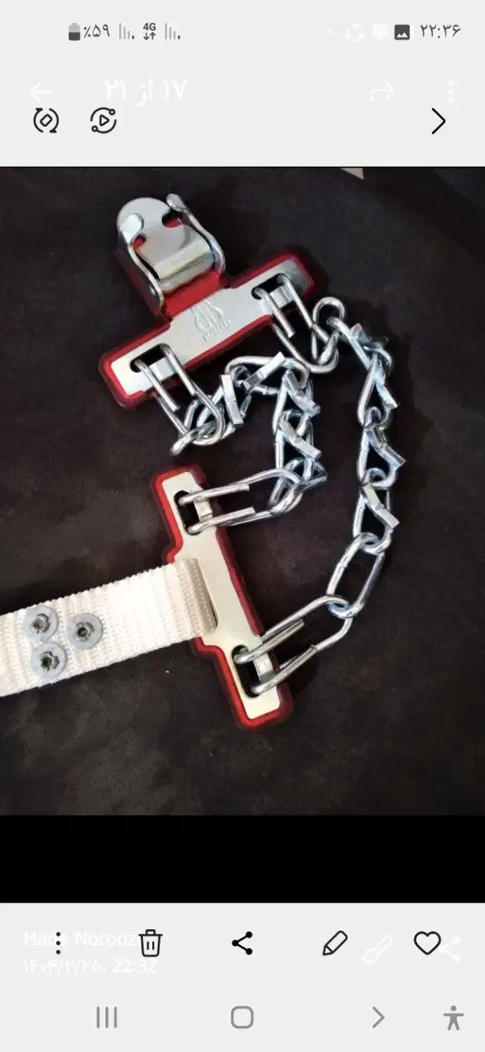 زنجیر چرخ کمربندی و لاستیکی|قطعات یدکی و لوازم جانبی|مشهد, جاهد شهر|دیوار