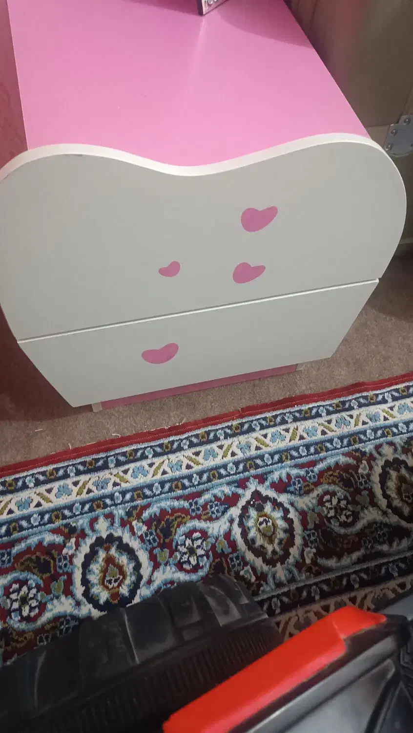 سرویس خواب دخترانه|تخت و سرویس خواب|خوی, |دیوار