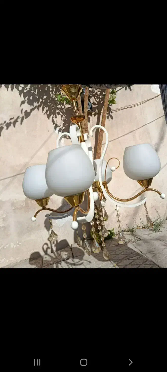 لوستر تمیز و نو|لوستر و چراغ آویز|وحیدیه, |دیوار