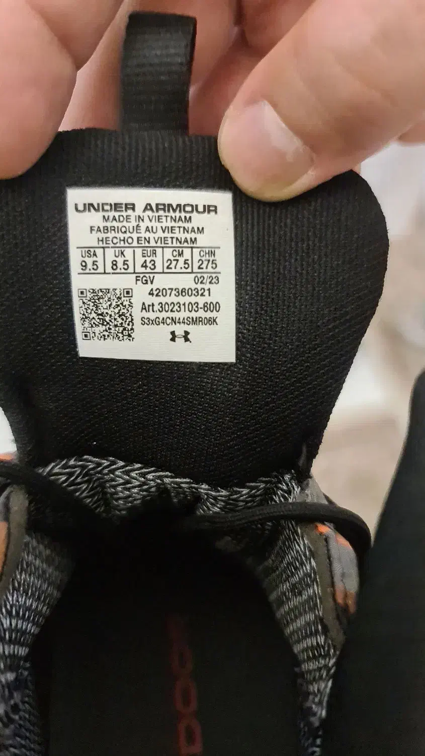 کتونی اندر ارمور سایز ۴۲،۴۳|کیف، کفش، کمربند|تهران, نازیآباد|دیوار