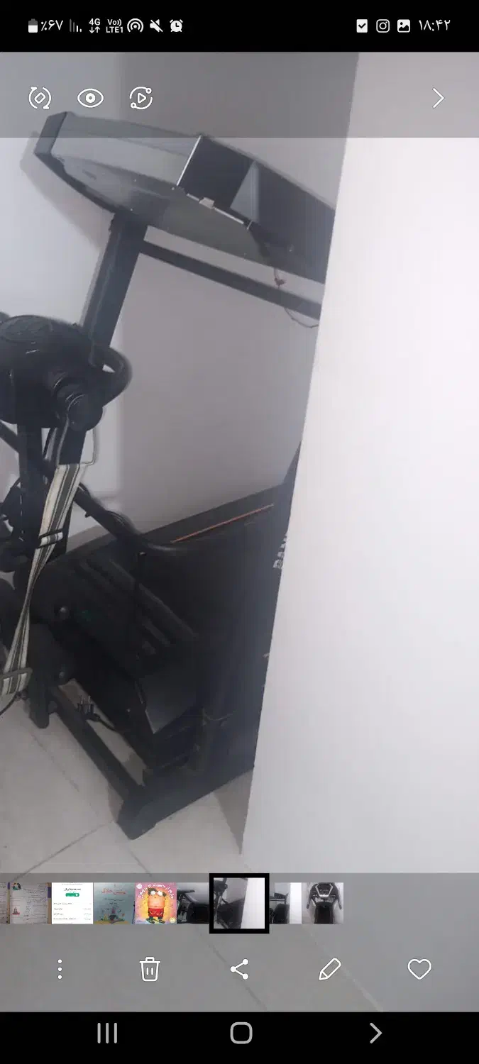 تردمیل شخصی مارک پاندا درحد نو|تجهیزات ورزشی|آمل, |دیوار