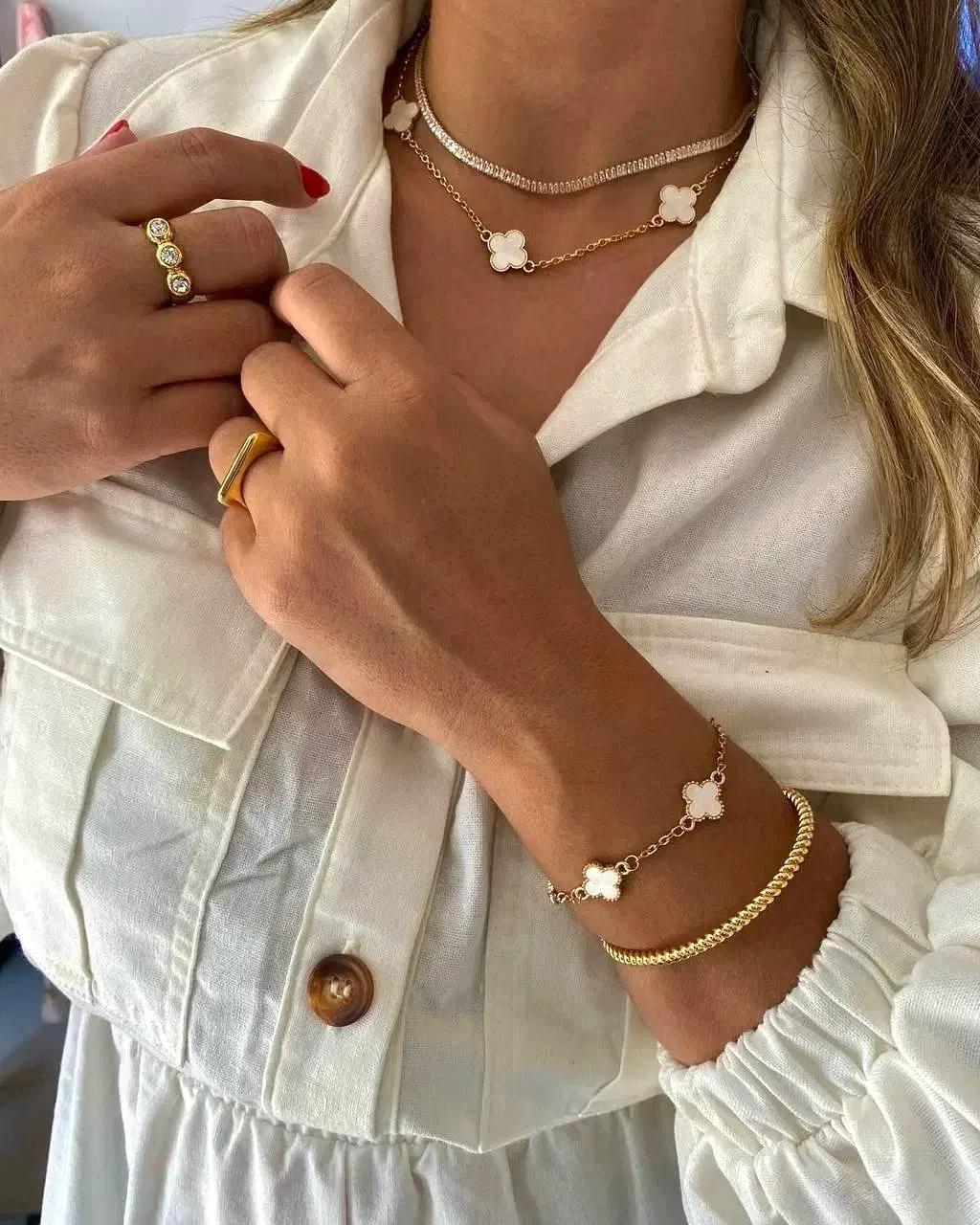 ست دستبند و گردنبند ونکلیف|بدلیجات|شیراز, حومه شیراز|دیوار