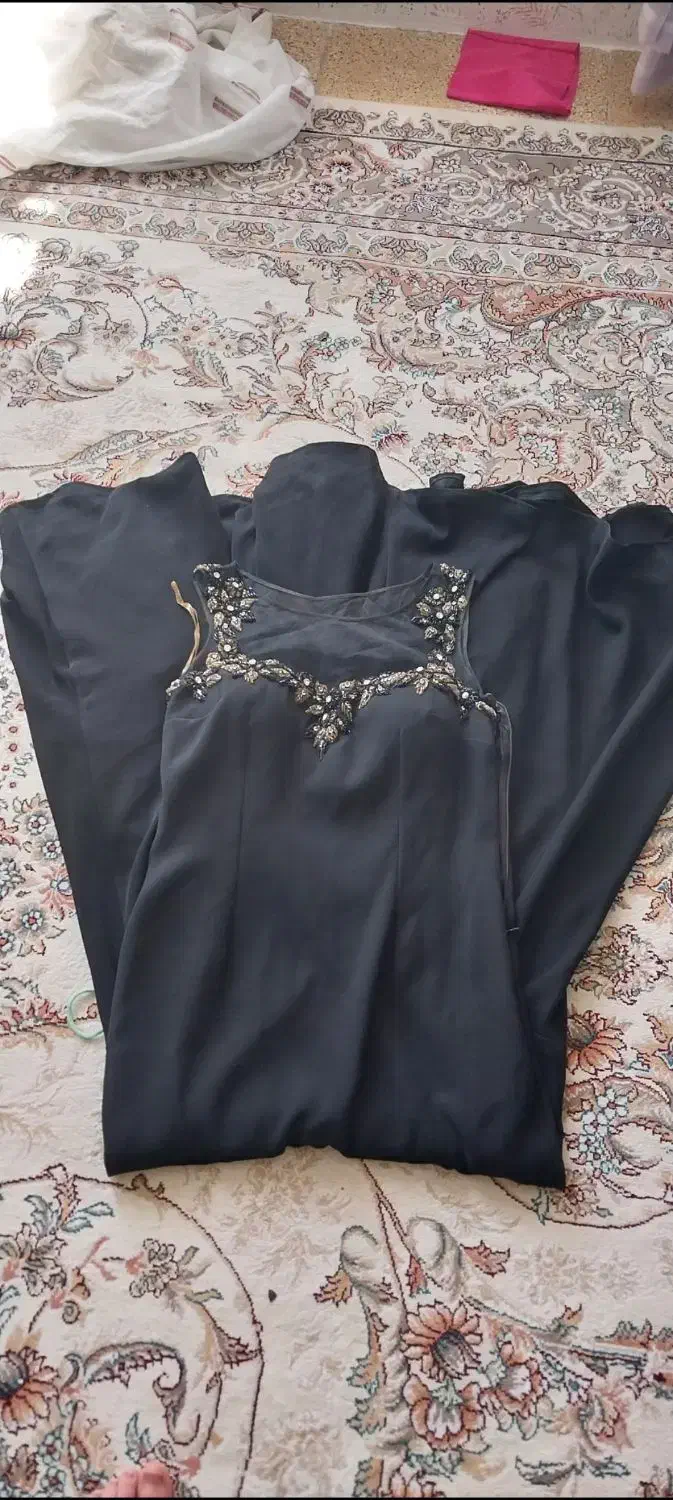 لباس مجلسی کرپ مشکی|لباس|شیروان (خراسان), |دیوار