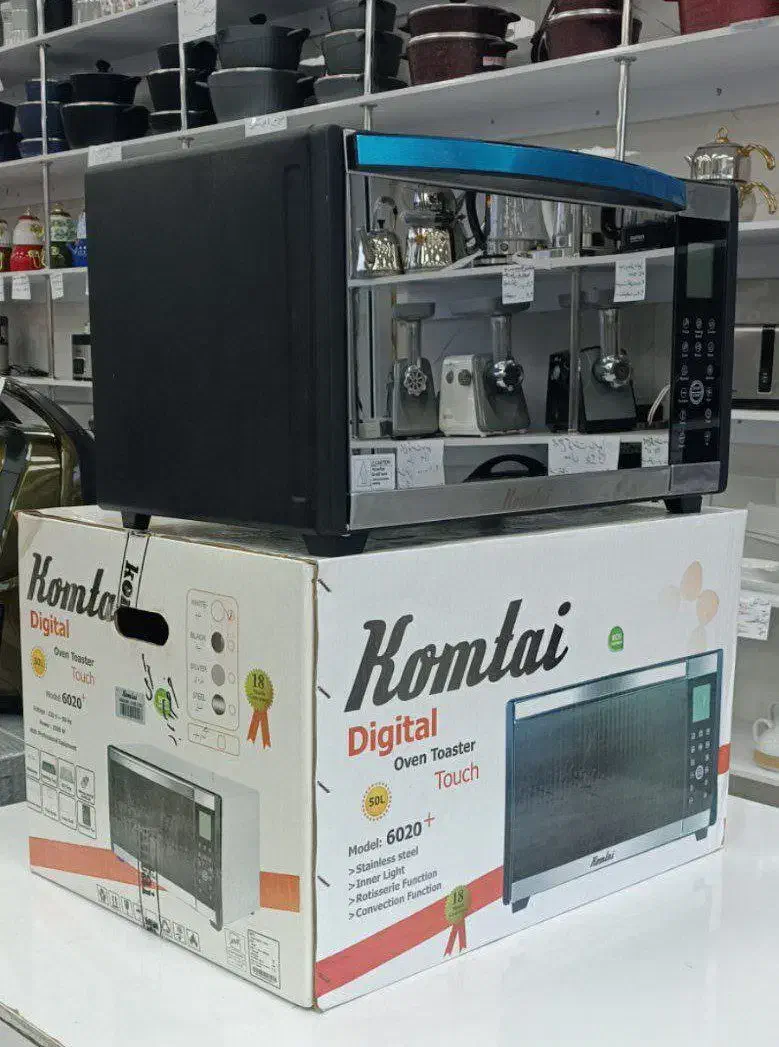 توستر لمسی بدنه نقره ای کومتای 6020 فروش اقساطی|اجاق گاز و لوازم برقی پختوپز|خرمآباد, |دیوار