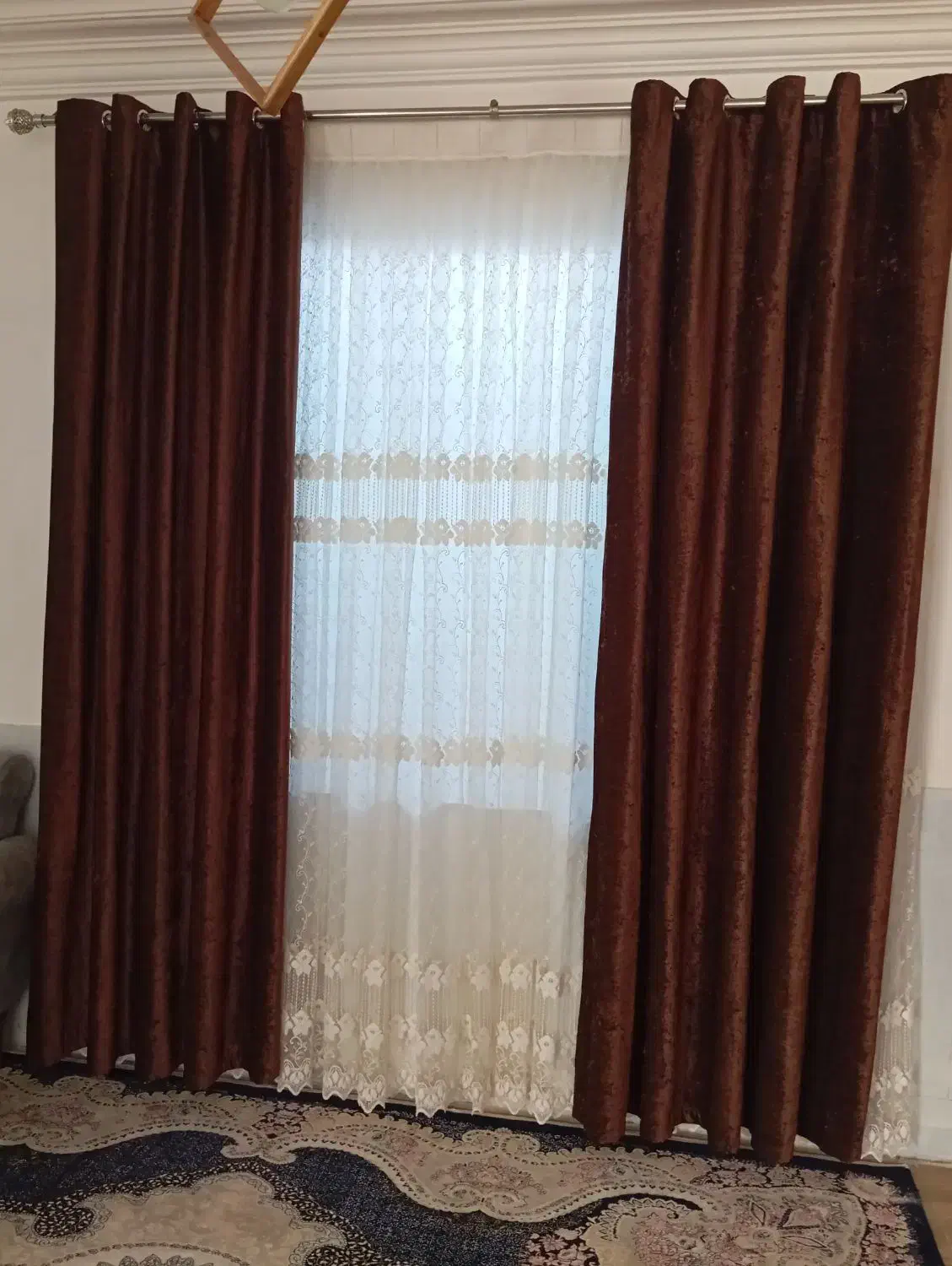 پرده پانچ|پرده، رانر، رومیزی|سرخنکلاته, |دیوار