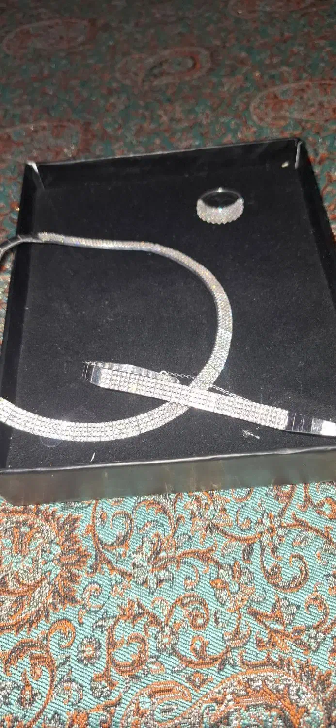 ست نقره عیار ۹۲۵|جواهرات|همدان, |دیوار