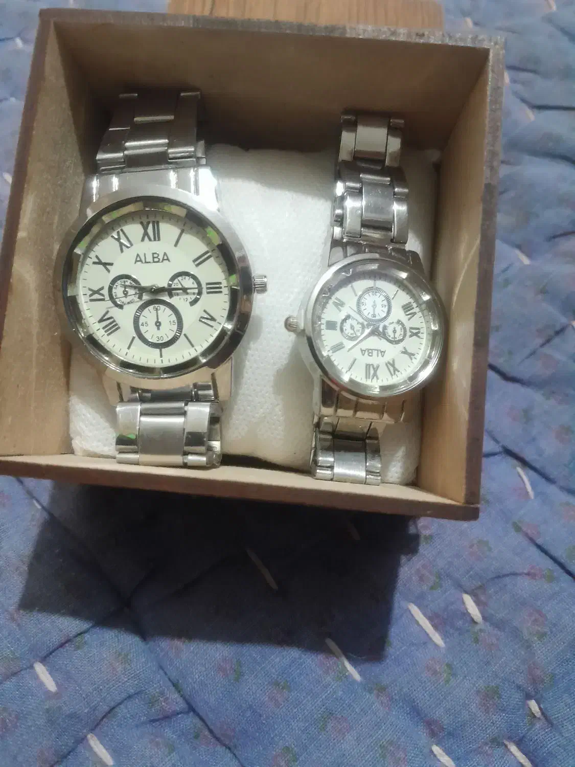 یک جفت ساعت پلم تمام استیل|ساعت|یاسوج, |دیوار