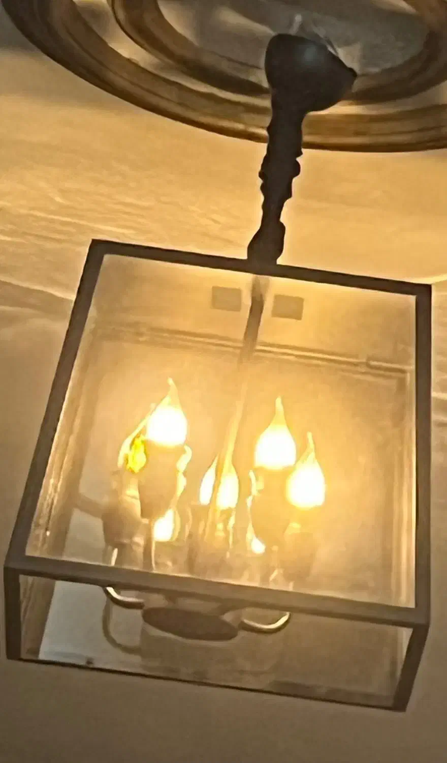 لوستر ۵ شعله|لوستر و چراغ آویز|ساوه, |دیوار