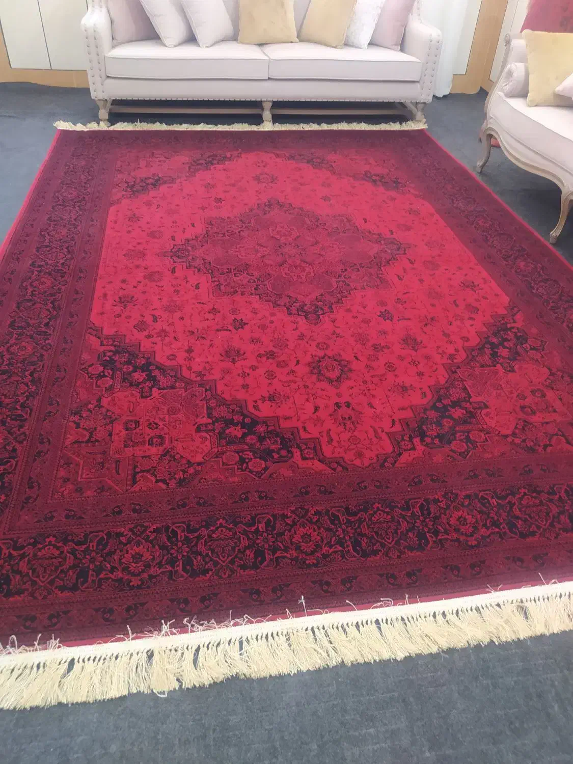 دو عدد فرش 700شانه نه متری و شش متری|فرش|دهدشت, |دیوار