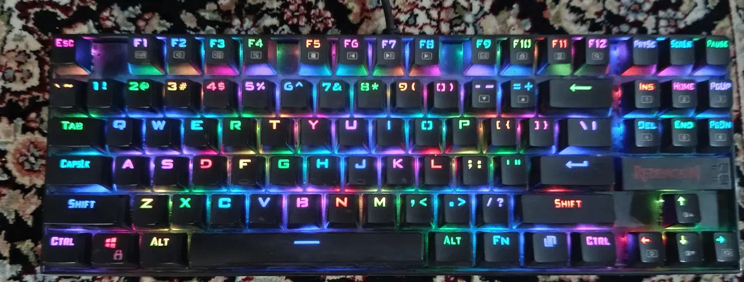 کیبورد مکانیکال Redragon Rgb گیمینگ ردراگون|قطعات و لوازم جانبی رایانه|تهران, شاهین|دیوار