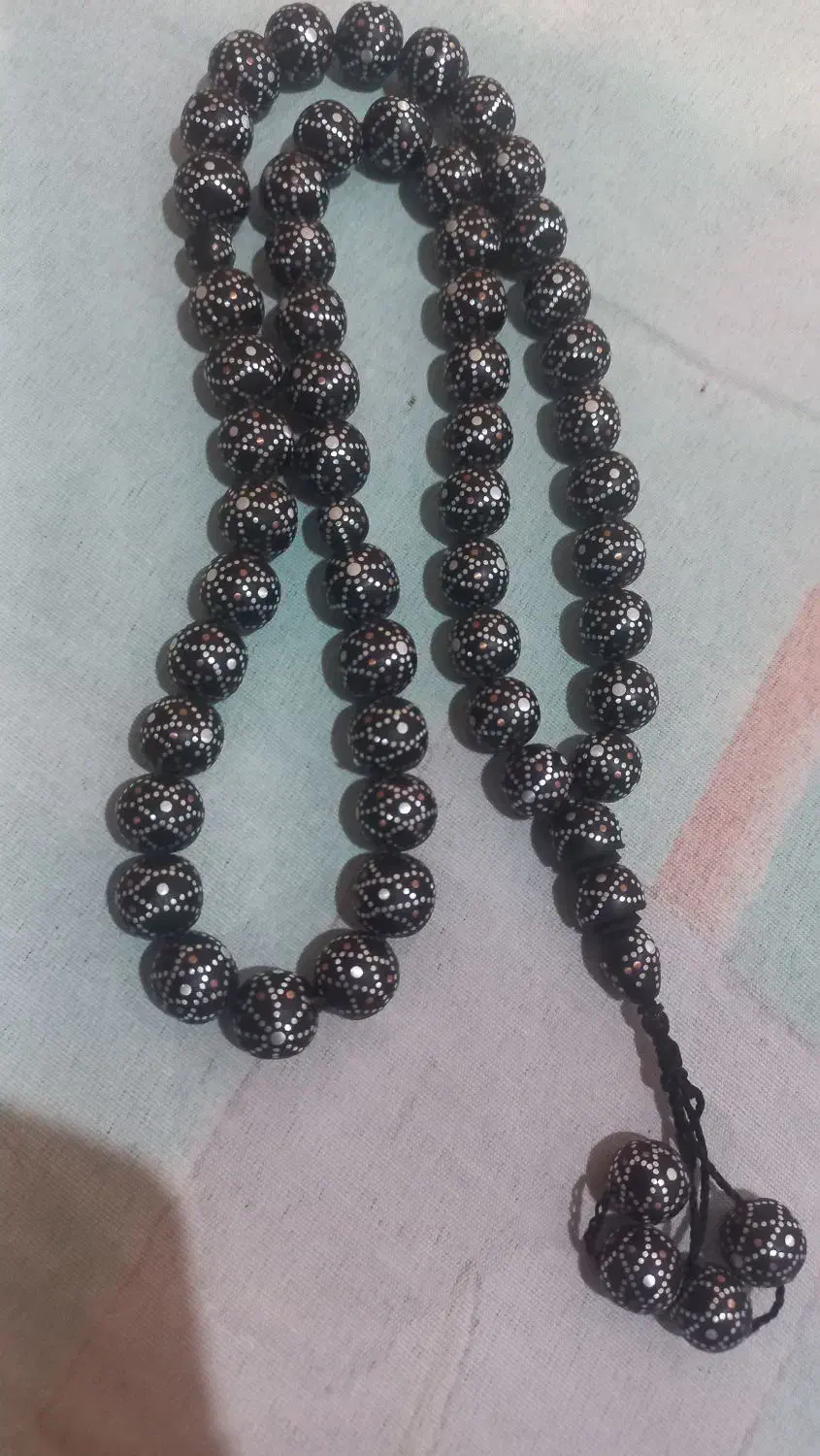 تسبیحفوقکلکسیونینقرهکوب|کلکسیون اشیاء عتیقه|فرخشهر, |دیوار