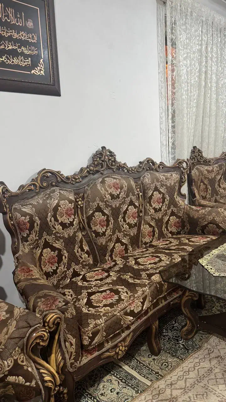 مبل 9 نفره سلطنتی|مبلمان خانگی و میز عسلی|بابل, |دیوار