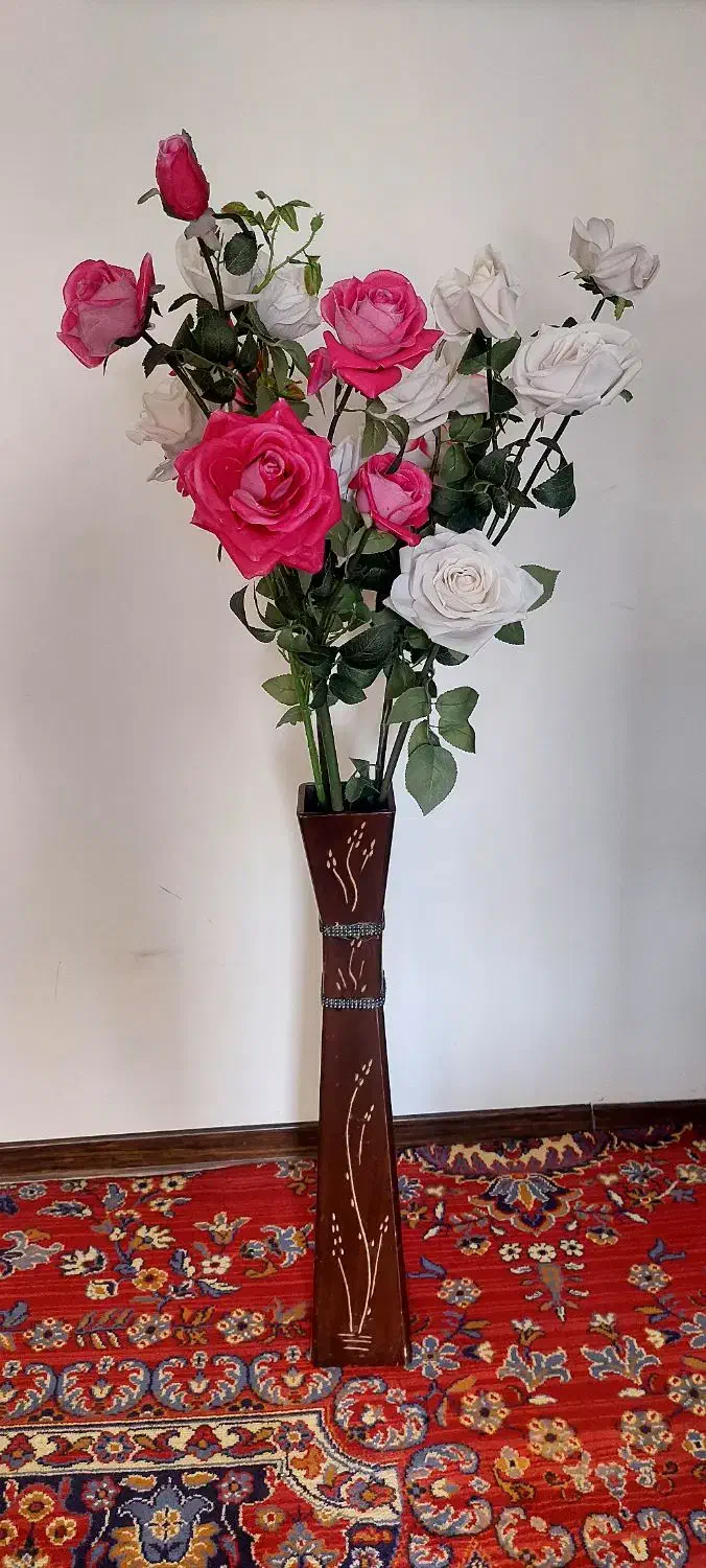 گلدان و گل مصنوعی|گل مصنوعی|ماهدشت, |دیوار