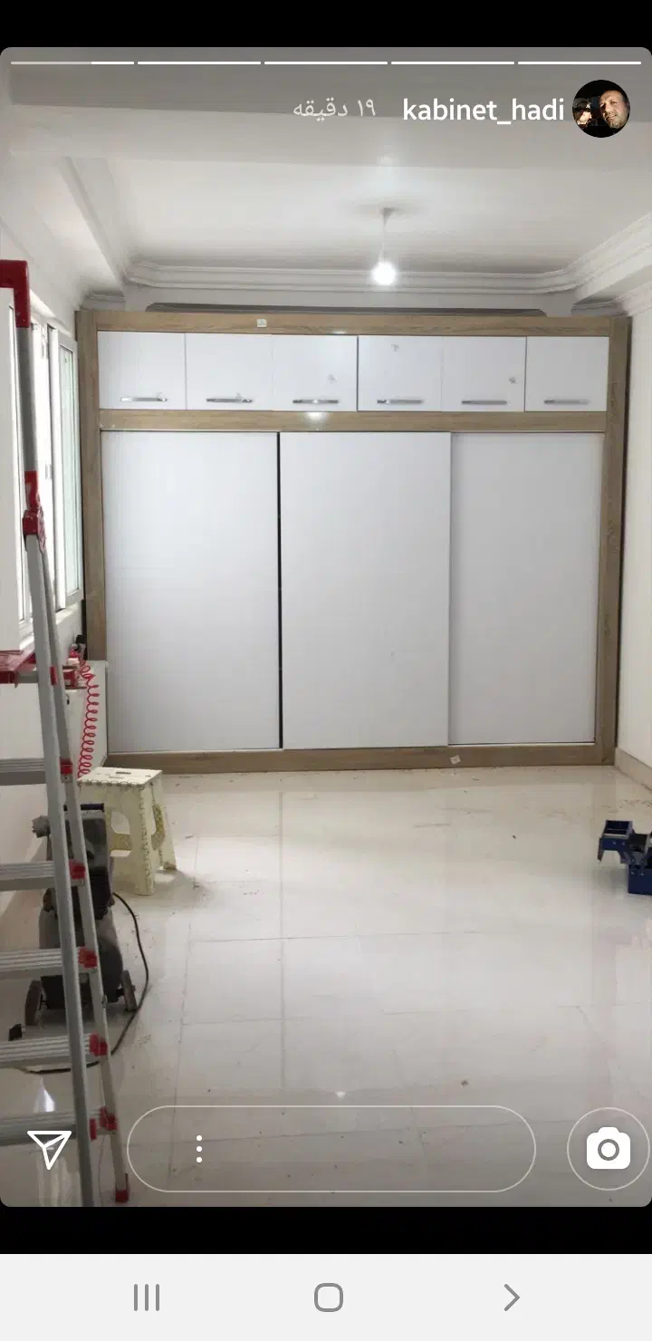 انواع کمد دیواری کاری نو|جاکفشی، کمد، دراور|رفسنجان, |دیوار