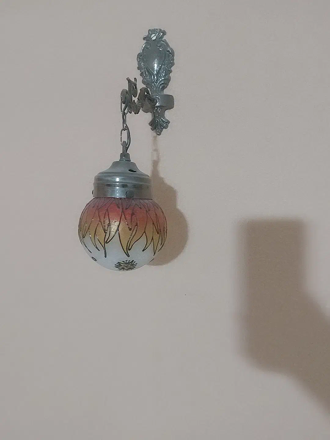 لوستر کریستالی سقفی و چوبی|لوستر و چراغ آویز|همدان, |دیوار