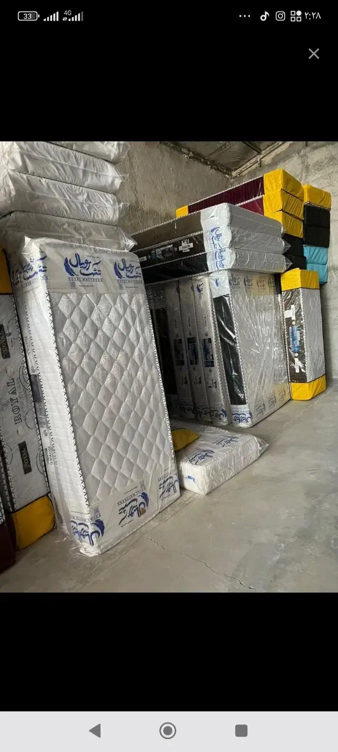 تشک فروشی امیر علی کد 758|تشک تختخواب|سمنان, |دیوار