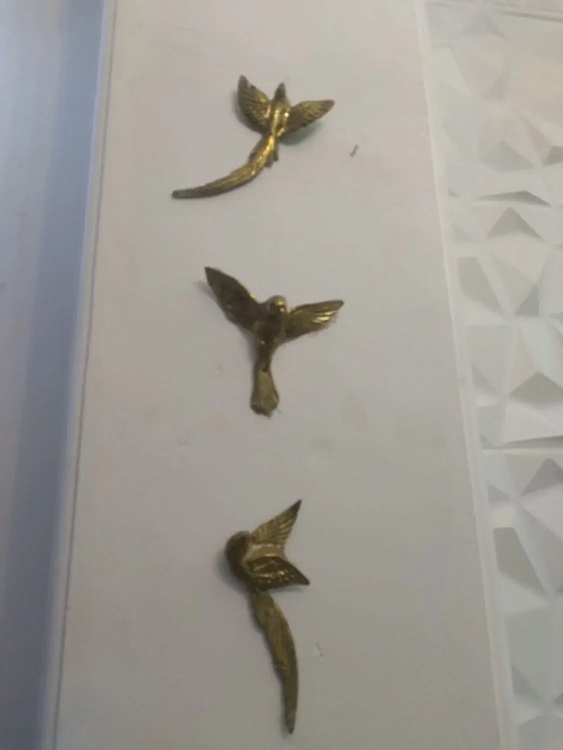 سه پرنده برنجی|مجسمه، تندیس، ماکت|اراک, |دیوار