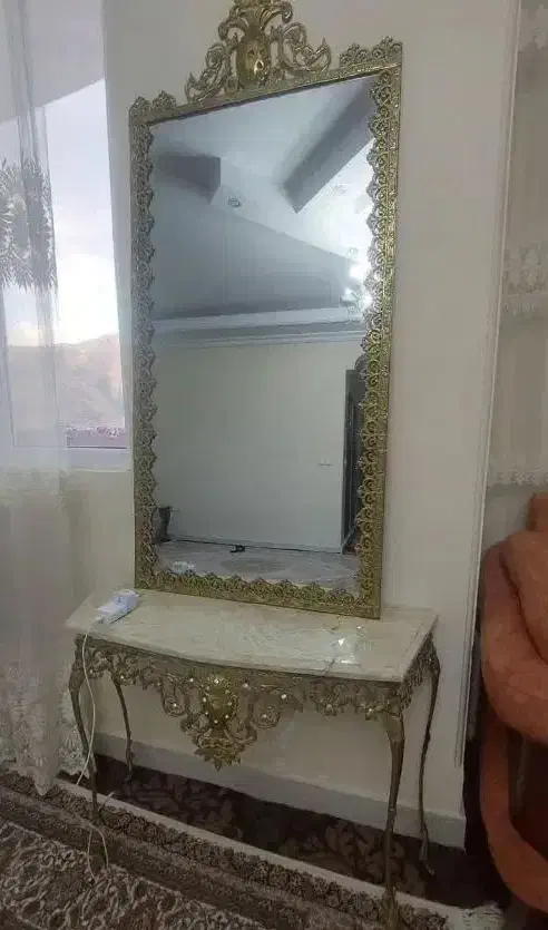 آینه برنز سنگین کلیبر|بوفه، ویترین، کنسول|کلیبر, |دیوار