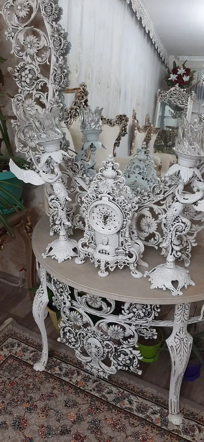 آیینه و شمعدان|بوفه، ویترین، کنسول|تبریز, |دیوار