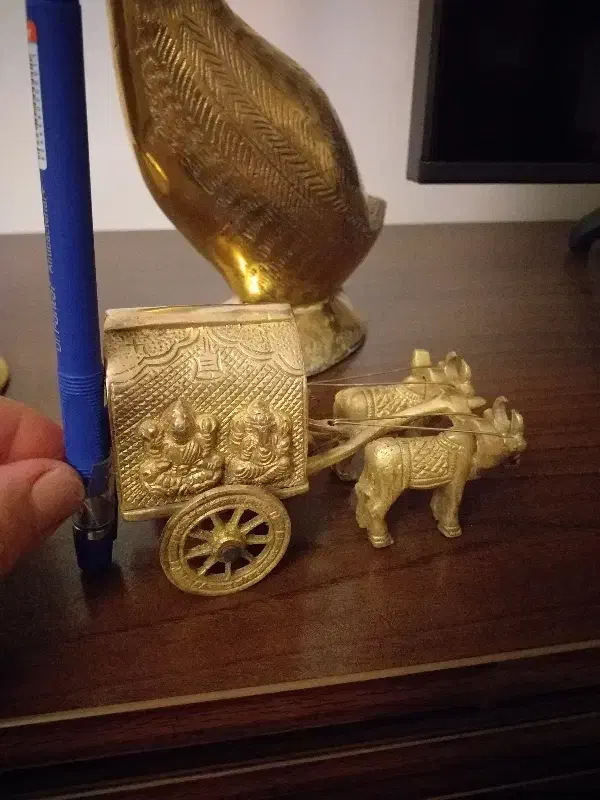 کالسکه برنج هندی|مجسمه، تندیس، ماکت|ساوه, |دیوار