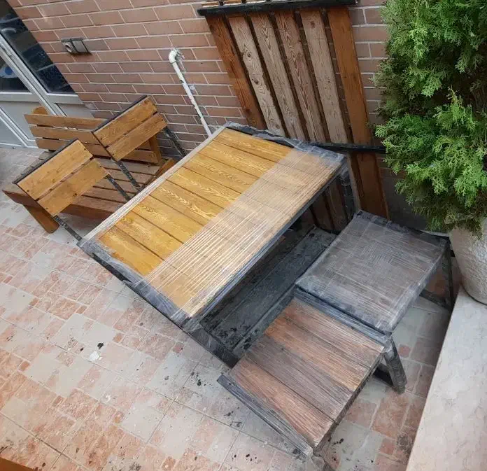 تولیدی ست میز ، نیمکت و صندلی ۴ و ۶ نفره مدل 01|میز و صندلی غذاخوری|اصفهان, فیزادان|دیوار