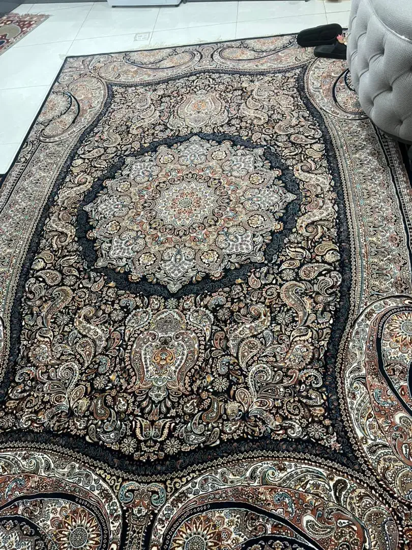 فرش ۶متری سرمه ایی کاملا سالم دو عدد ۶متری|فرش|تهران, خواجه نظام الملک|دیوار