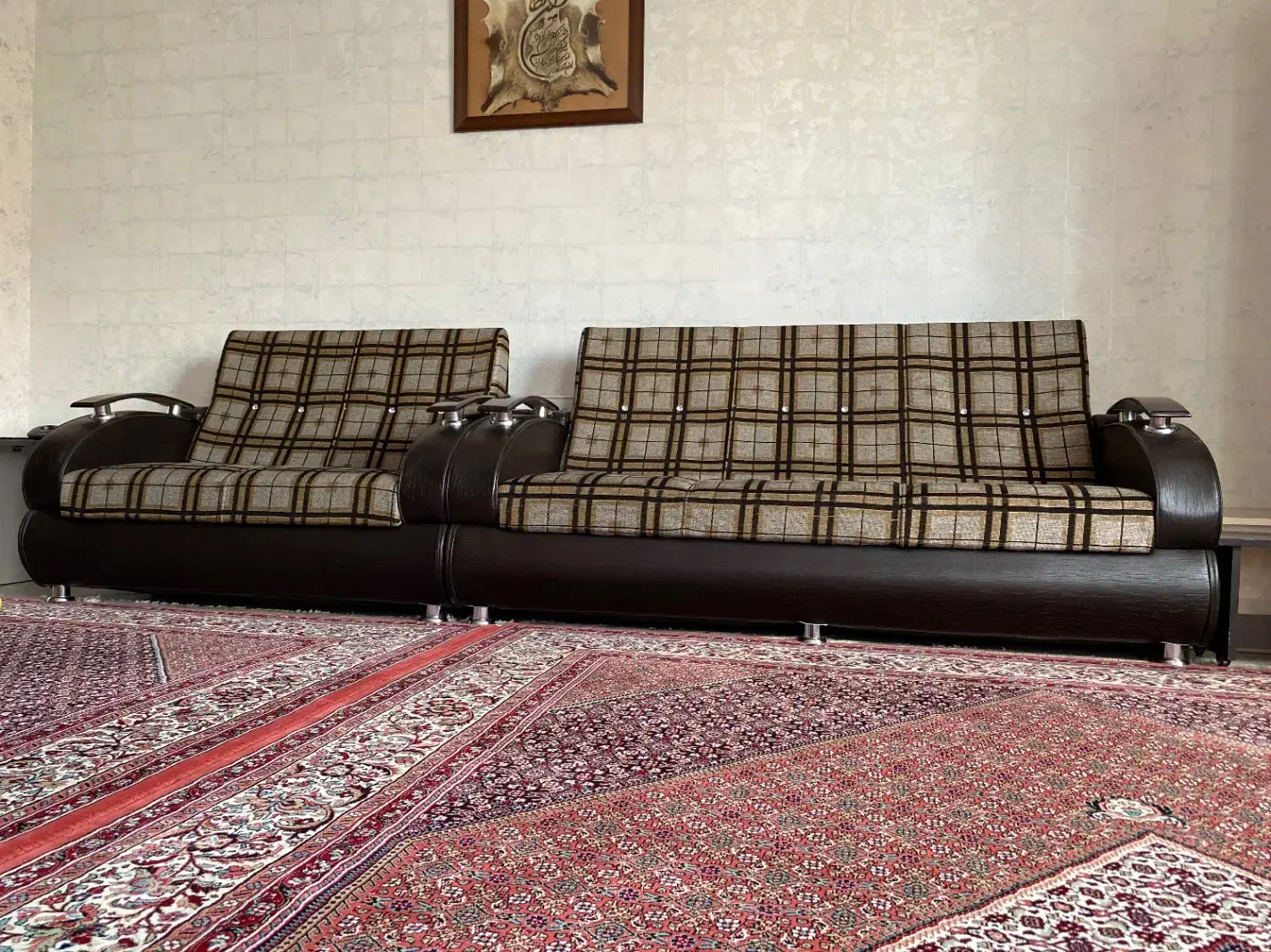 مبل ۷ نفره راحتی* بوفه *آباژور|مبلمان خانگی و میز عسلی|زنجان, |دیوار
