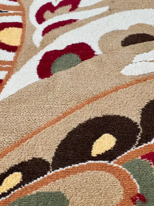 گلیم فرش گل برجسته ۹متری|گلیم، جاجیم، گبه|خرمآباد, |دیوار