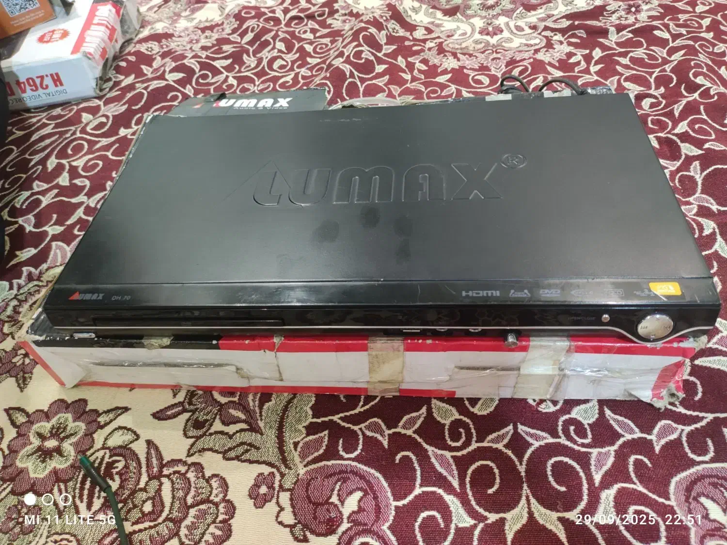 دی وی دی lumax|پخش‌کننده DVD و ویدیو|اردبیل, |دیوار