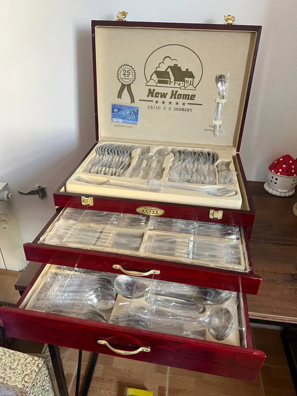 سرویس قاشق چنقال|ظروف سرو و پذیرایی|آستارا, |دیوار