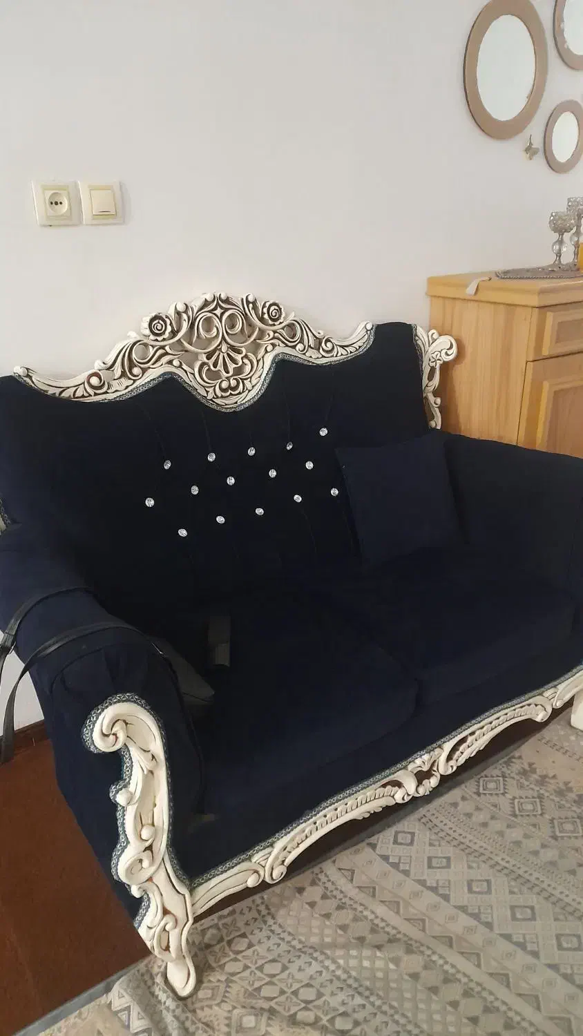 مبل ۷ نفره بهمراه آباژر|مبلمان خانگی و میز عسلی|رباط‌کریم, رباط‌کریم|دیوار