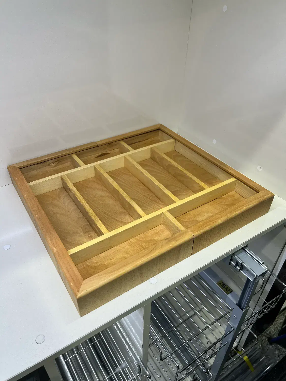 جای قاشقی داخل کشو چوبی راش سایز بزرگ|آبچکان و نظمدهنده ظروف|تبریز, |دیوار