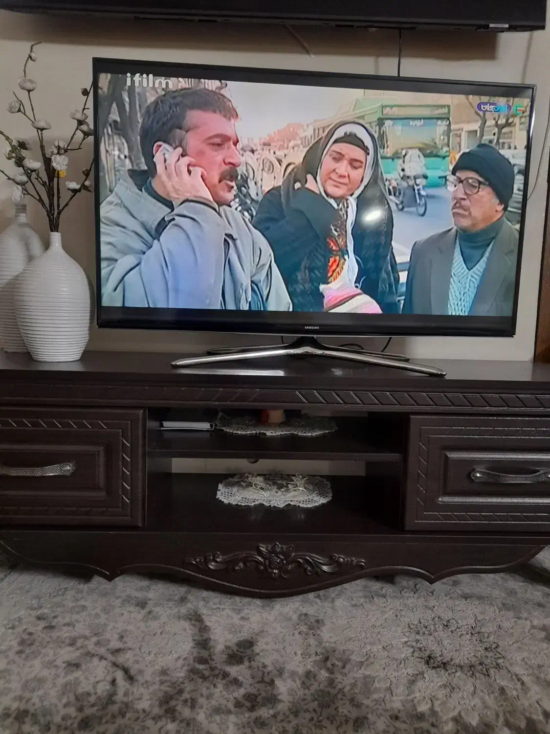 تلوزیون ال ای دی  ۴۰ اینج  سامسونگ اصل کره|تلویزیون و پروژکتور|ری, اقدسیه|دیوار