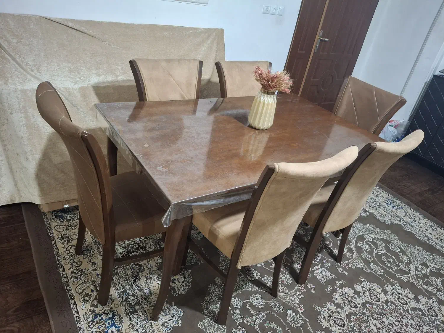 میز ناهار خوری ۶ نفره|میز و صندلی غذاخوری|ساری, |دیوار