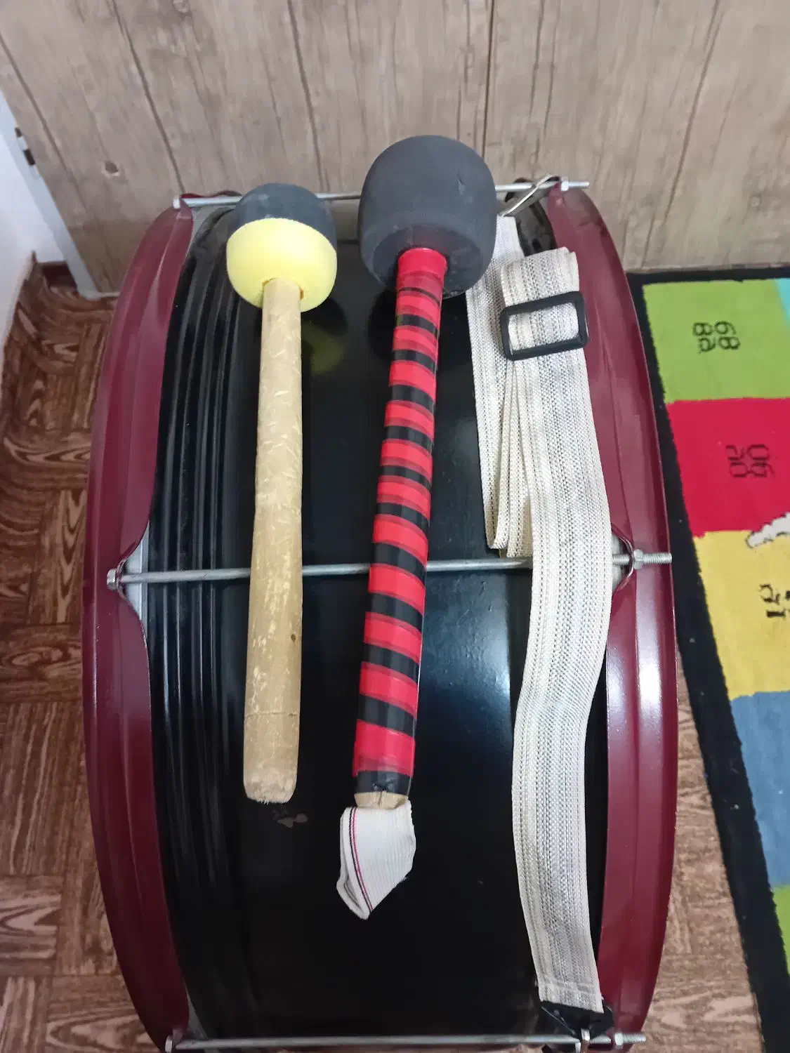 طبل بزرگ 80 سانتی|درام و پرکاشن|قم, کاسه گران|دیوار