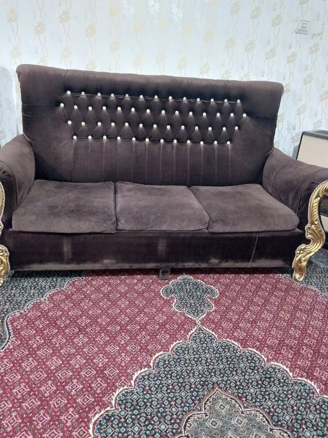 مبل ۷ نفره همراه با میز عسلی|مبلمان خانگی و میز عسلی|سنندج, |دیوار