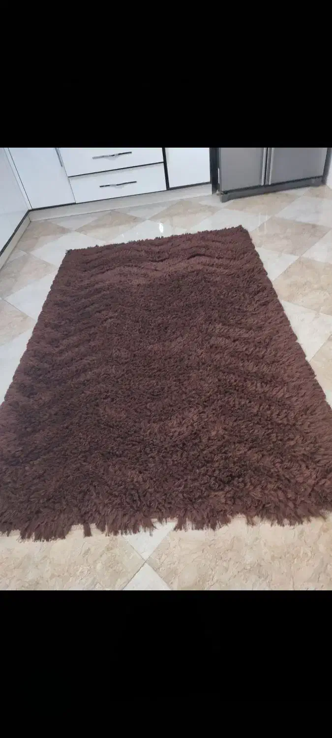 گلیم فرش ماکارونی موکا|گلیم، جاجیم، گبه|کوهدشت, |دیوار