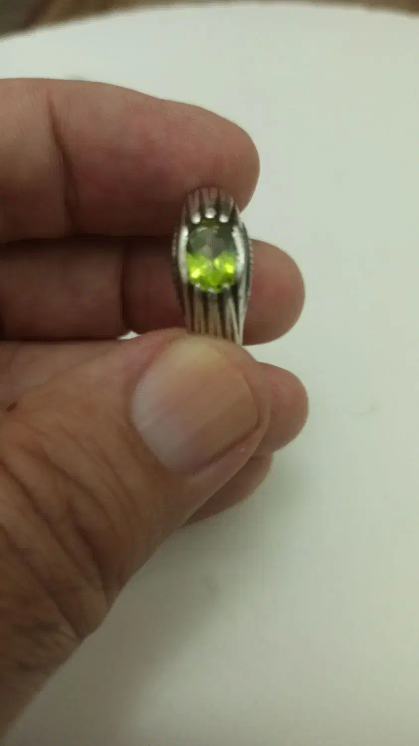 انگشتر زبرجد قدیمی و پاگ|جواهرات|بندرعباس, |دیوار