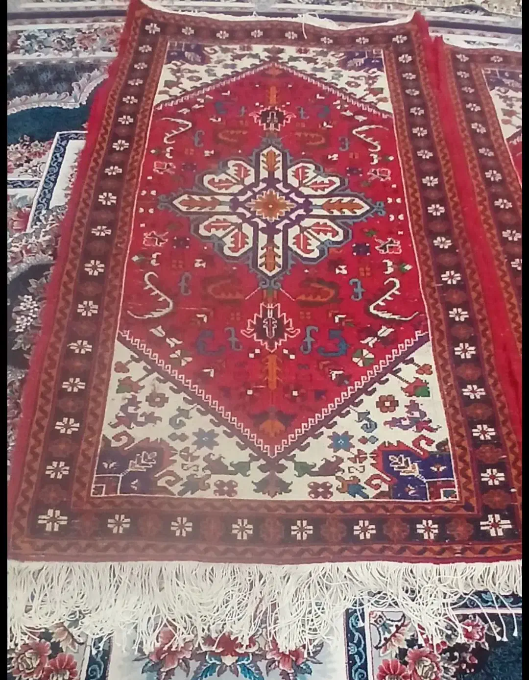 یک جفت فرش ۱در۲ متر|فرش|بستان آباد, |دیوار