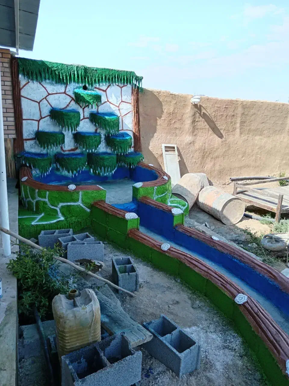 نماه سیمانبری ابنماه آلاچیق کبابپز رنگ امیزی|خدمات پیشه و مهارت|شهرضا, |دیوار