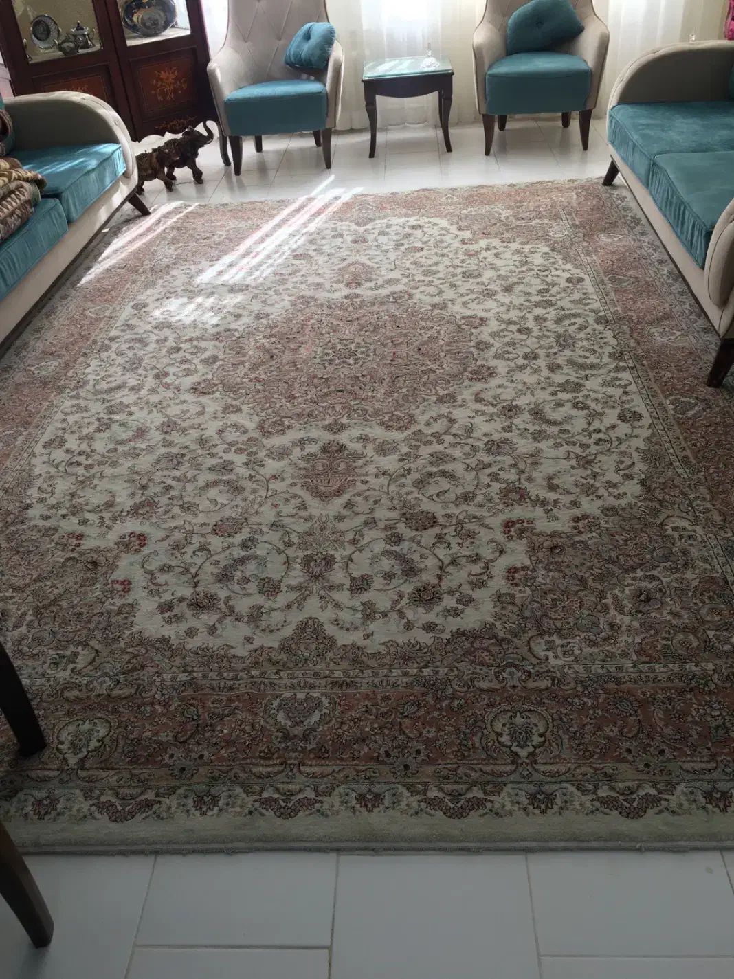 دو عدد فرش|فرش|تبریز, |دیوار