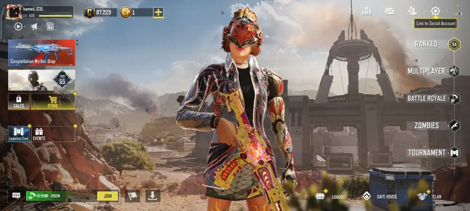 اکانت کالاف ریجن هند سیف اکتیوژن|کنسول، بازی ویدئویی و آنلاین|اصفهان, شهرک کاوه|دیوار